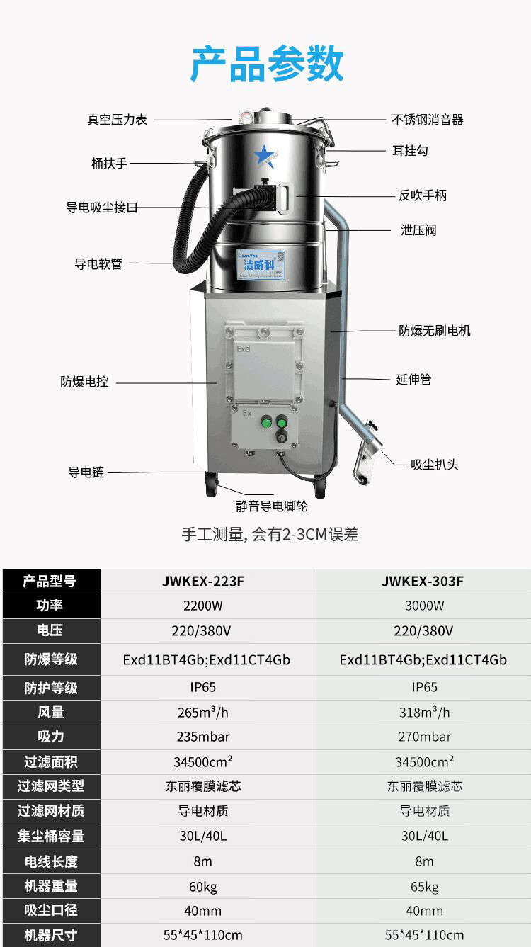 防爆工业吸尘器11