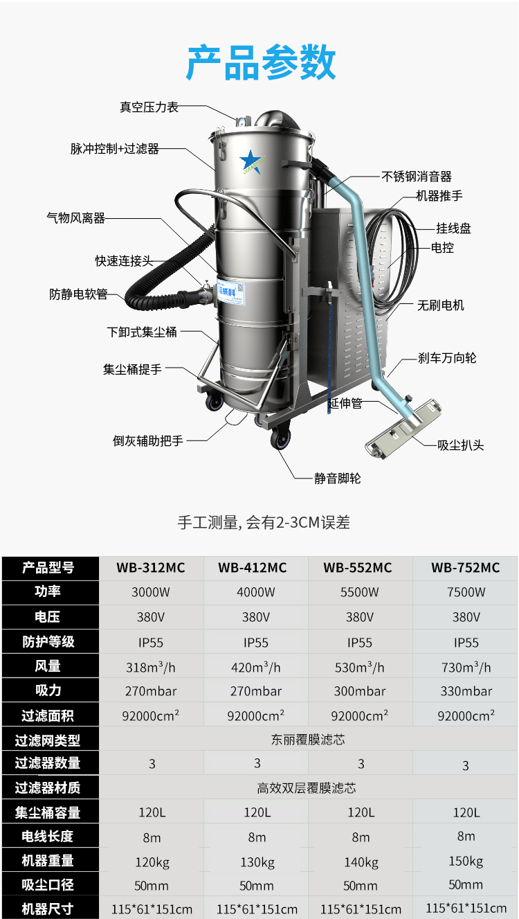 工业吸尘器10