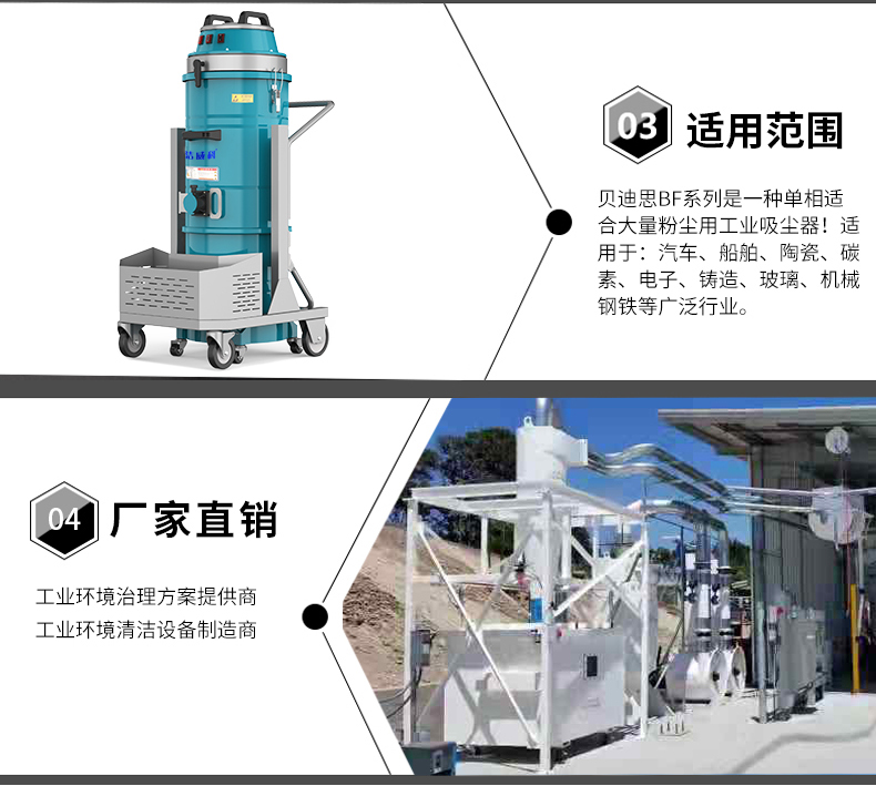 洁威科YW-45F工业吸尘器