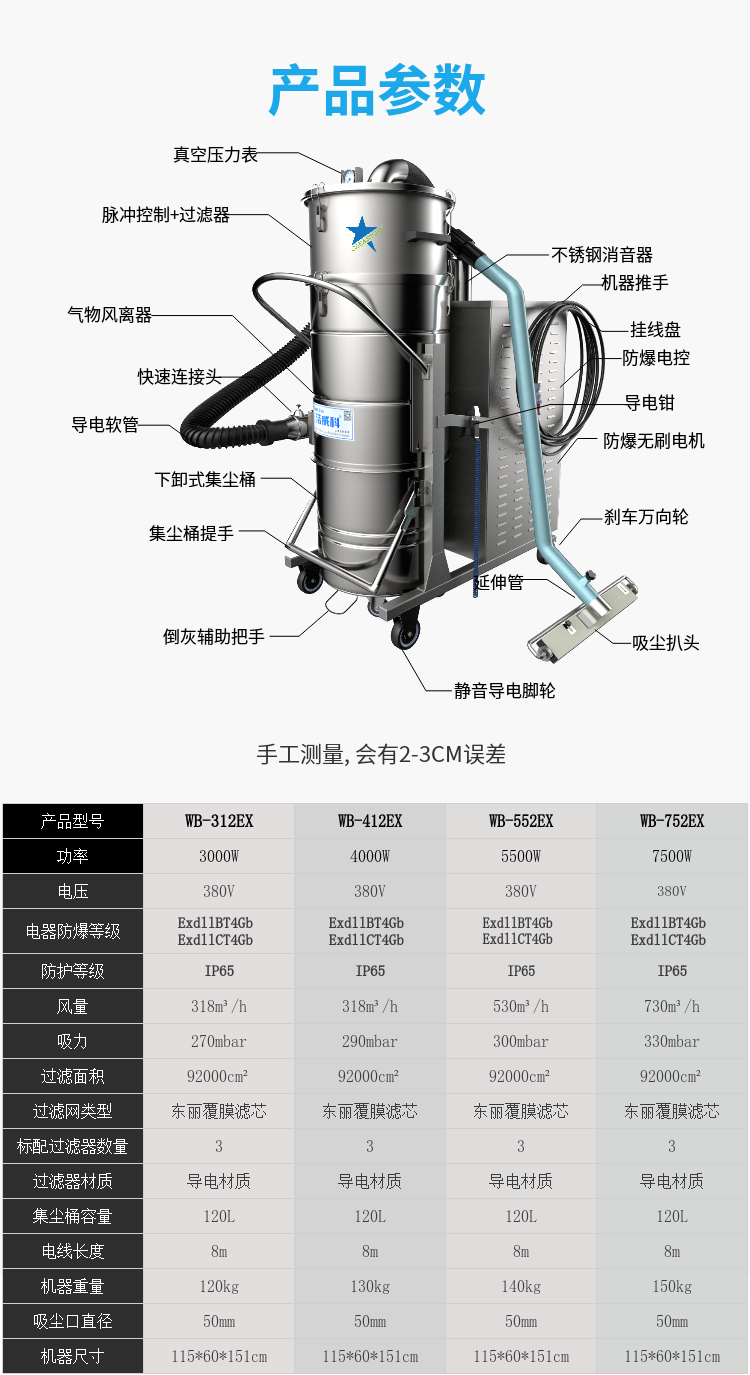 6防爆工业吸尘器