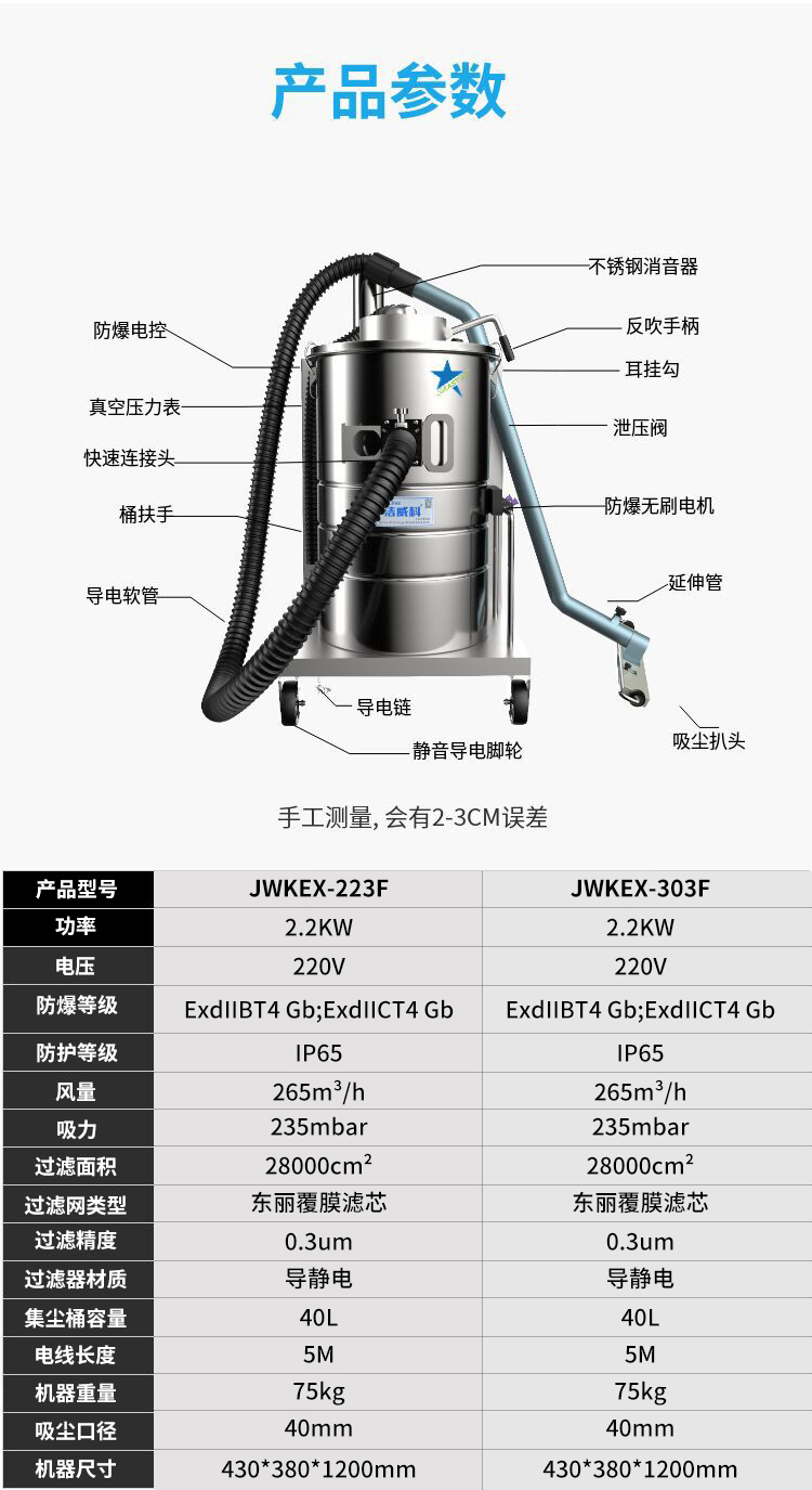 防爆工业吸尘器-9